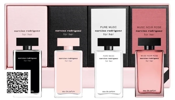 Set Narciso Rodriguez For Her Collection ( 4x 7.5ML) - New