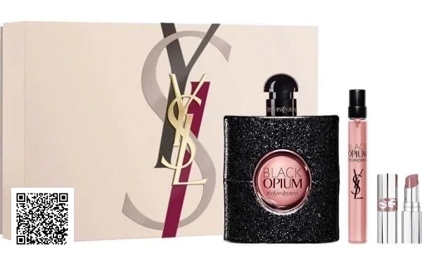 GiftSet Nước Hoa YSL Black Opium EDP ( 90ML + 10ML + Son YSL 44 )