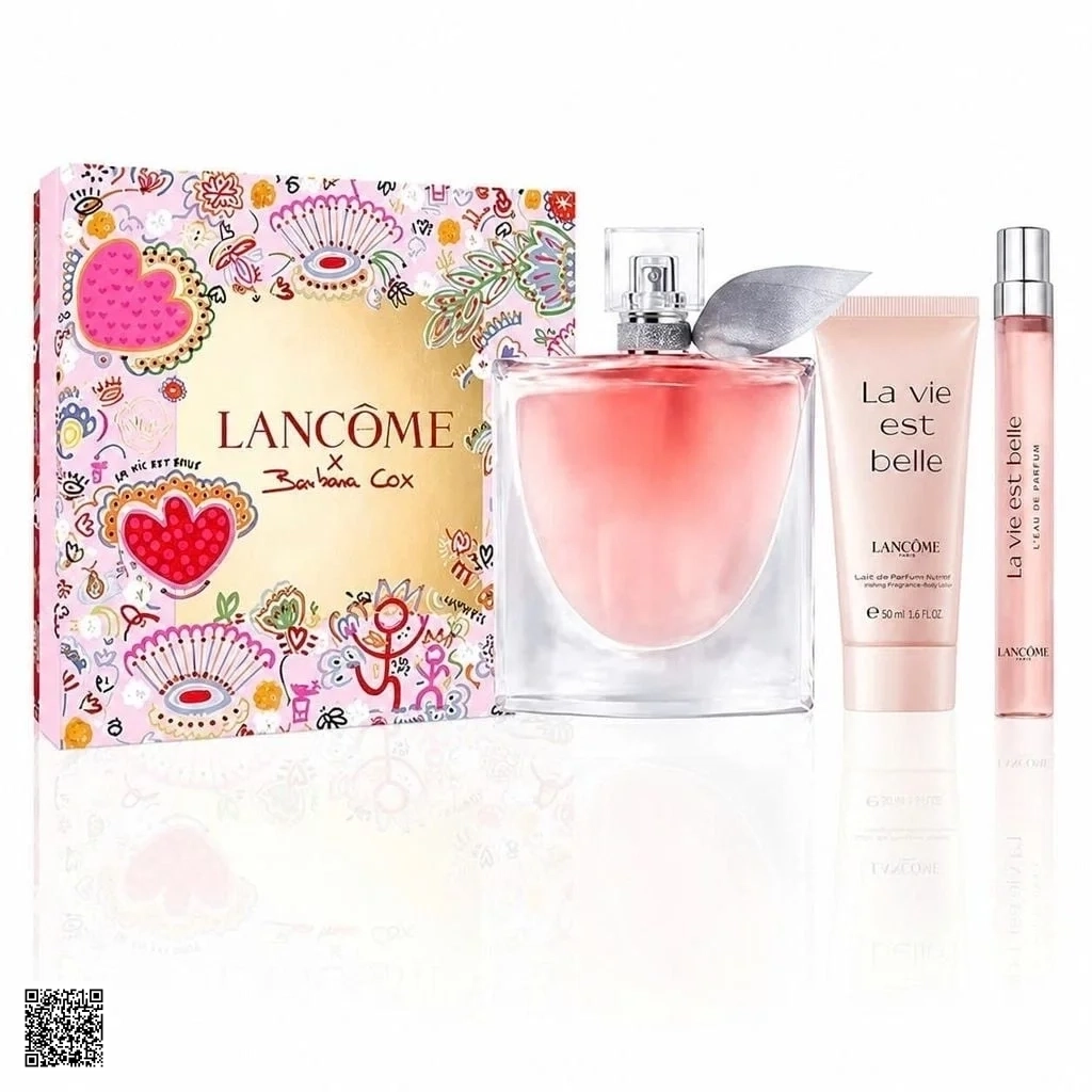 Set Nước Hoa Lancome La Vie Est Belle EDP ( 100ML + 50ML + 10ML )