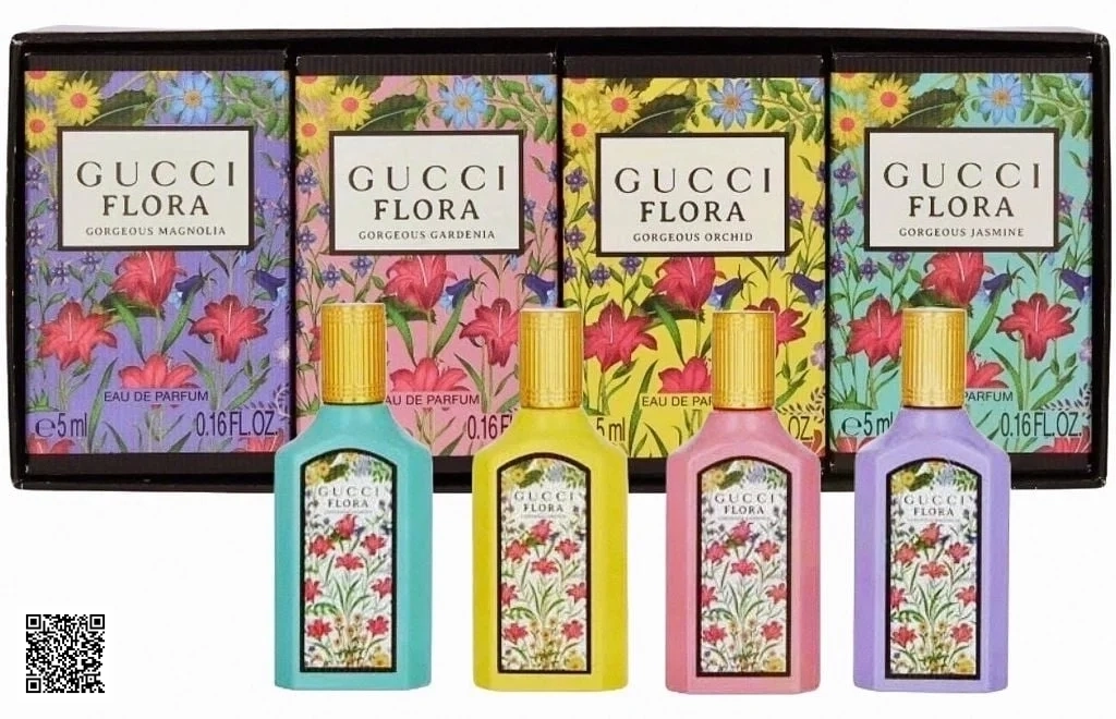 GiftSet Nước Hoa Gucci Flora 4 Mùi Thơm Nhất