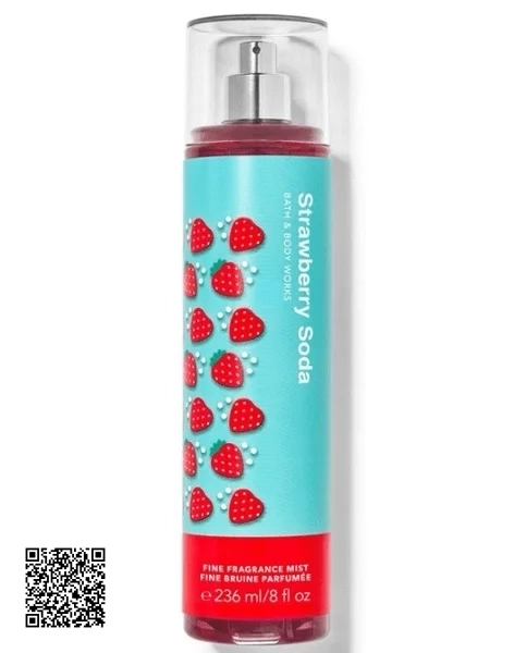 Xịt Thơm Toàn Thân Bath & Body Works Strawberry Soda 236ML