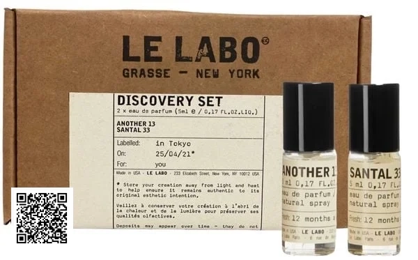 Set Nước Hoa Le Labo Another 13 5ML + Santal 33 5ML