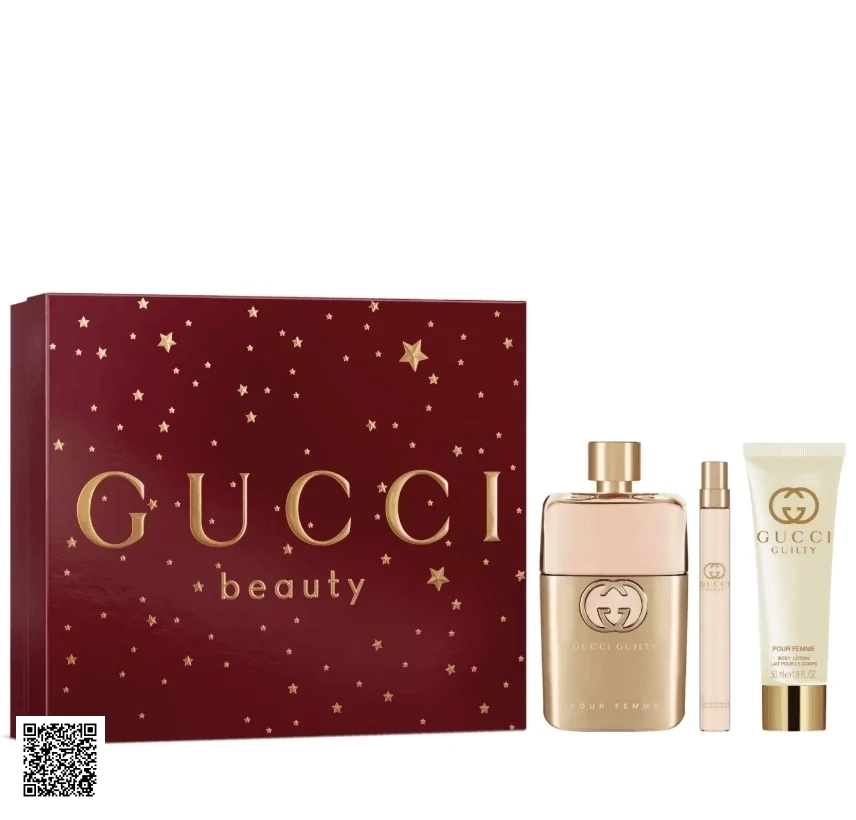 Giftset Nước Hoa Nữ Gucci Guilty Pour Femme (90ML + 10ML + 50ML)