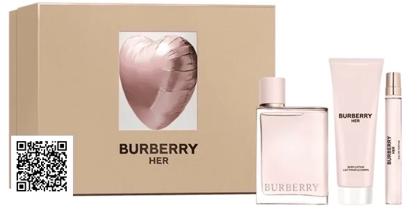 Giftset Nước Hoa Burberry Her EDP ( 100ML + 75ML + 10ML )