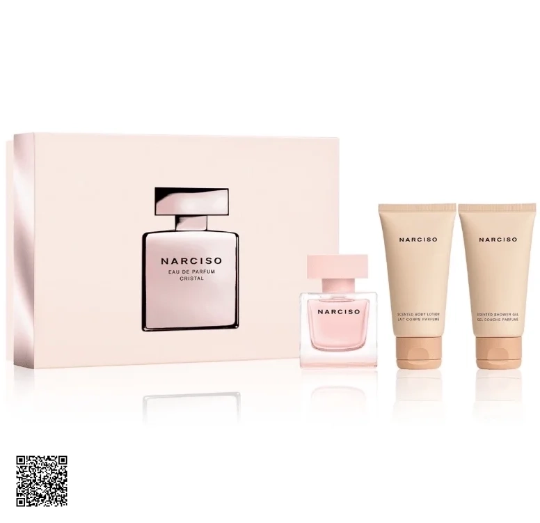 Set Narciso Rodriguez Cristal EDP 50ML + Lotion 50ML + Sữa Tắm 50ML