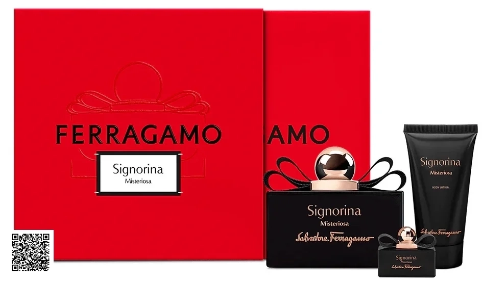 Set Nước Hoa Salvatore Ferragamo Signorina Misteriosa ( 100ML + 50ML + 5ML )