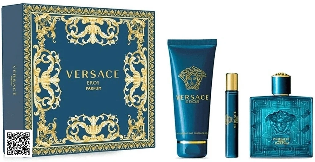 Giftset Nước Hoa Versace Eros Parfum ( 100ML + 10ML + 150ML )