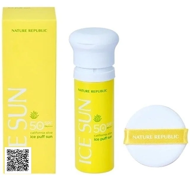 Kem Chống Nắng Ice Sun Nature Republic California Aloe Ice Puff Sun SPF50+PA+++
