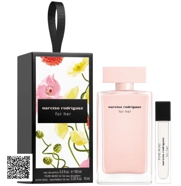 Set Nước Hoa Narciso Rodriguez For Her EDP 100ML + Pure Musc 10ML