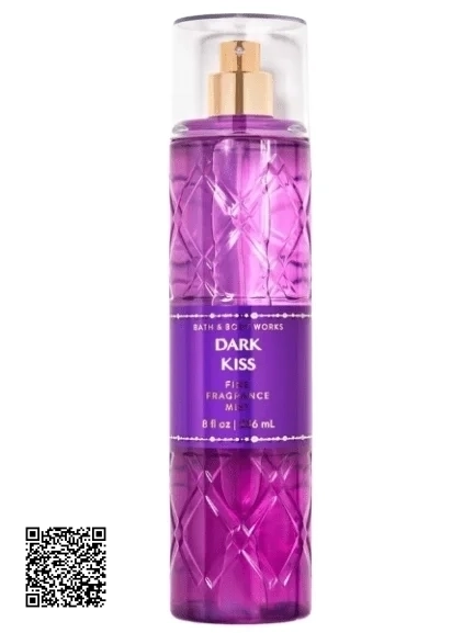 Xịt Thơm Toàn Thân Bath & Body Works Dark Kiss 236ML - Mùi Hương Quyến Rũ, Bí Ẩn