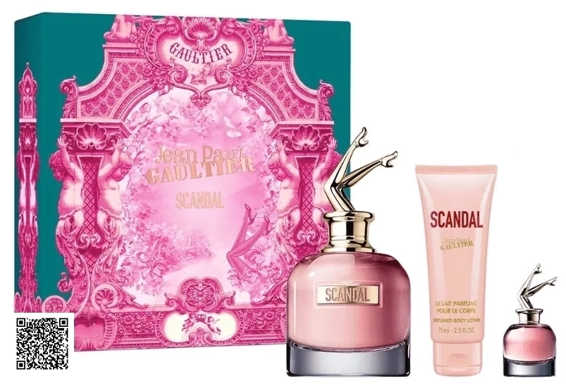 GiftSet Nước Hoa Jean Paul Gaultier Scandal EDP ( 80ML +  75ML + 6ML )