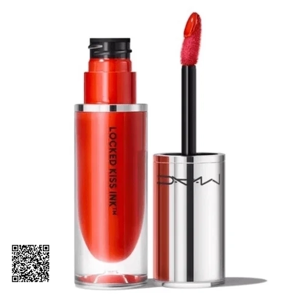 Son Kem MAC Locked Kiss Ink 24HR Màu 81 Gutsy ( Khóa Màu, Chống Lem )