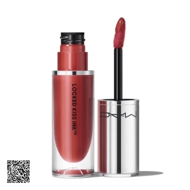 Son Kem MAC Locked Kiss Ink 24HR Màu 91 Emphatic ( Khóa Màu, Chống Lem )