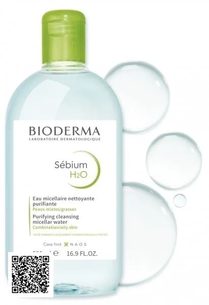 Nước Tẩy Trang Bioderma Sensibio H2O 500ML - Hỗn Hợp, Dầu Mụn