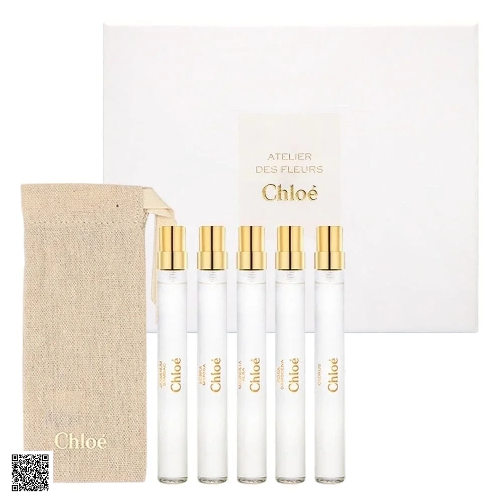 Set Nước Hoa Chloé Atelier des Fleurs Travel Exclusive Penspray - 5 x 10ML