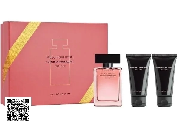 Bộ Quà Tặng Narciso Rodriguez For Her Musc Noir Rose ( 50ML+50ML+50ML )
