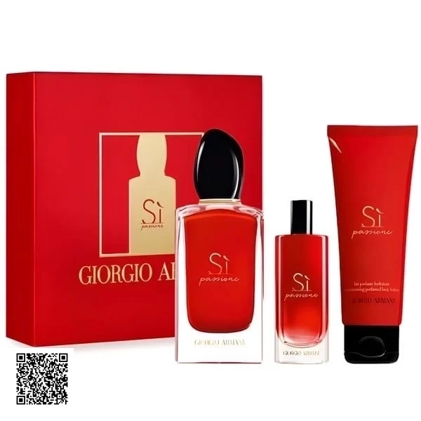 Set Nước Hoa Giorgio Armani Sì Passione EDP ( 100ML + 15ML + 75ML)