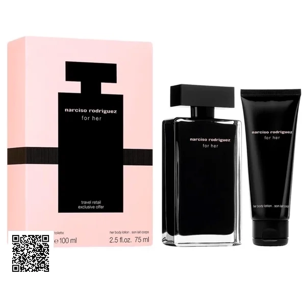 Set Nước Hoa Narciso Rodriguez For Her EDT ( 100ML + 75ML )