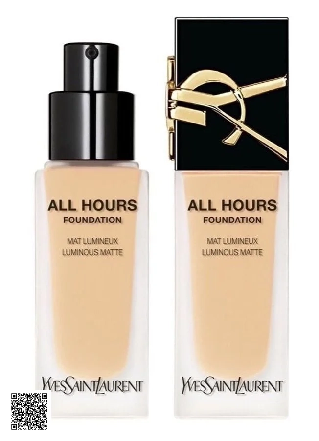 Kem Nền YSL All Hours Foundation Mat Lumineux Luminous SPF40 / PA +++ - Che Phủ Hoàn Hảo