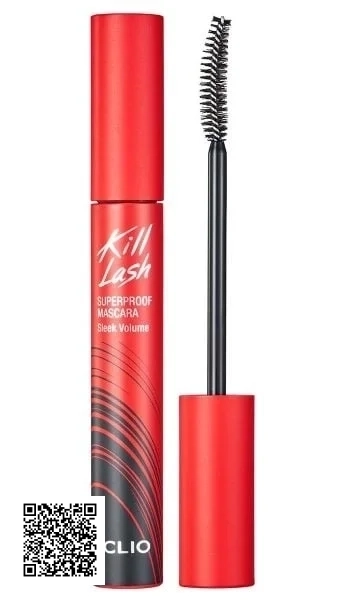 Mascara Clio Kill Lash Superproof 03 Sleek Volume - Chống Nước, Dày Và Dài Mi