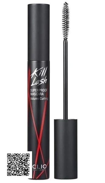 Mascara Clio Kill Lash Superproof 02 Volume Curling -  Chống Nước Và Dày Mi