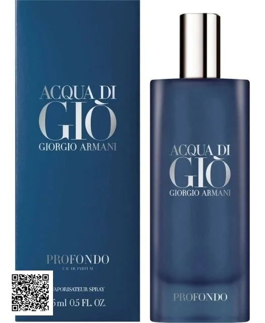 Nước Hoa Giorgio Armani Acqua di Gio Profondo EDP 15ML- Nam Tính, Thu Hút