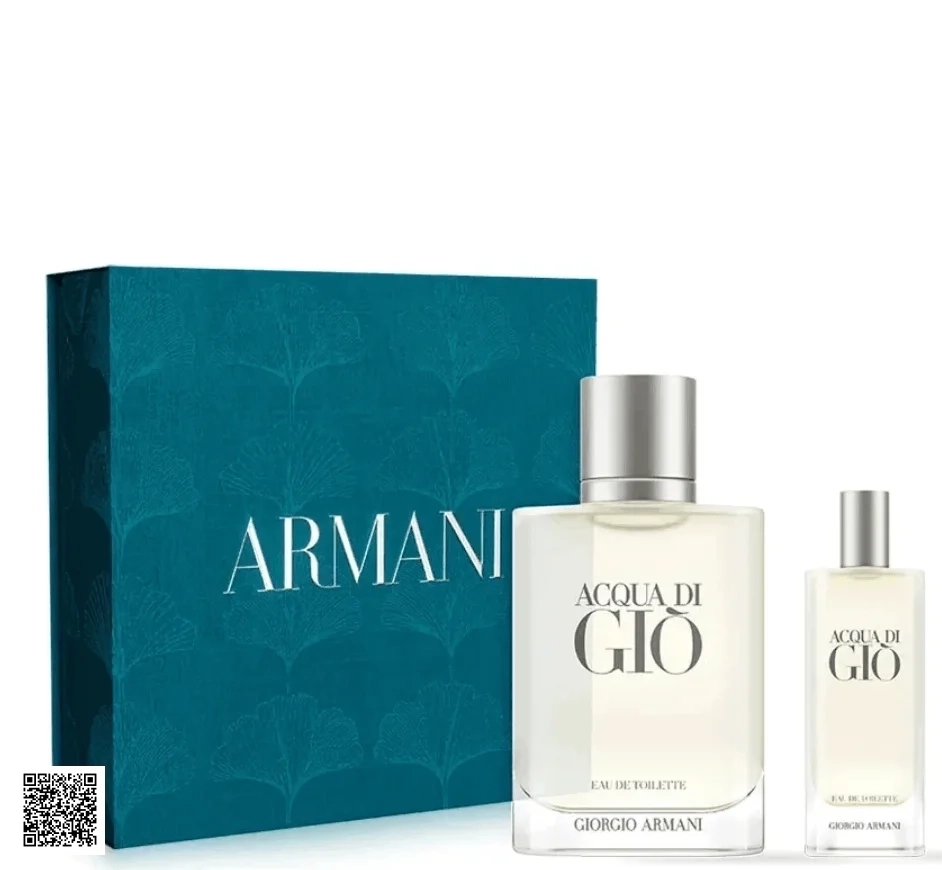 Set Nước Hoa Giorgio Armani Acqua Di Gio Pour Homme 100ML+15ML (Siêu Tiết Kiệm)