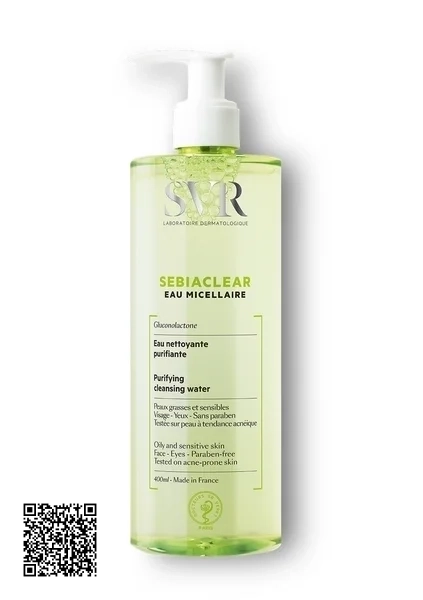 Nước Tẩy Trang Dành Cho Da Dầu Mụn SVR Sebiaclear Eau Micellaire 400ML