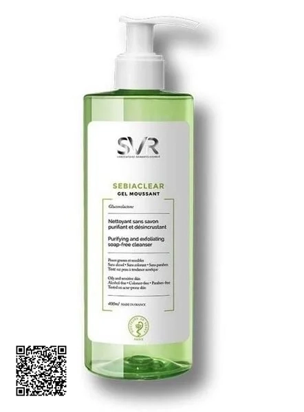 Sữa Rửa Mặt Dành Cho Da Dầu Mụn Nhạy Cảm SVR Sebiaclear Gel Moussant 400ML