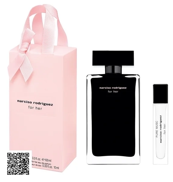 Set Nước Hoa Narciso Rodriguez For Her EDT ( 100ML + 10ML )