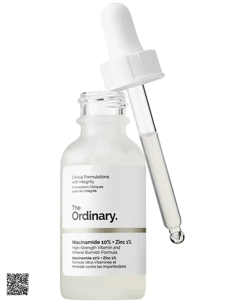 Serum Giảm Mụn Và Mờ Thâm The Ordinary Niacinamide 10% + Zinc 1%