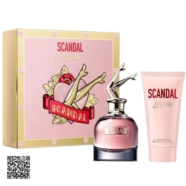 GiftSet Jean Paul Gaultier Scandal Eau De Parfum ( 80ML + 75ML )