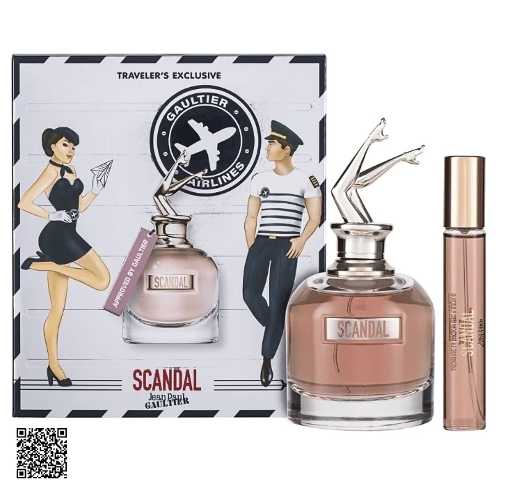 Gift Set Jean Paul Gaultier Airlines Scandal ( 80ML + 20ML )