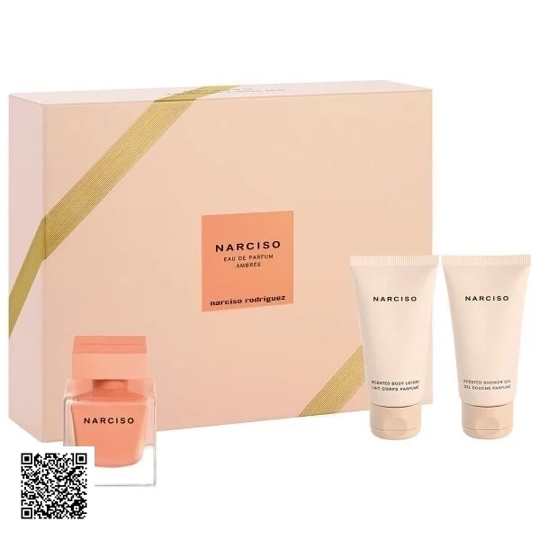 GiftSet Nước Hoa Narciso Rodriguez Narciso Ambree EDP ( 50ML + 50ML +50ML)