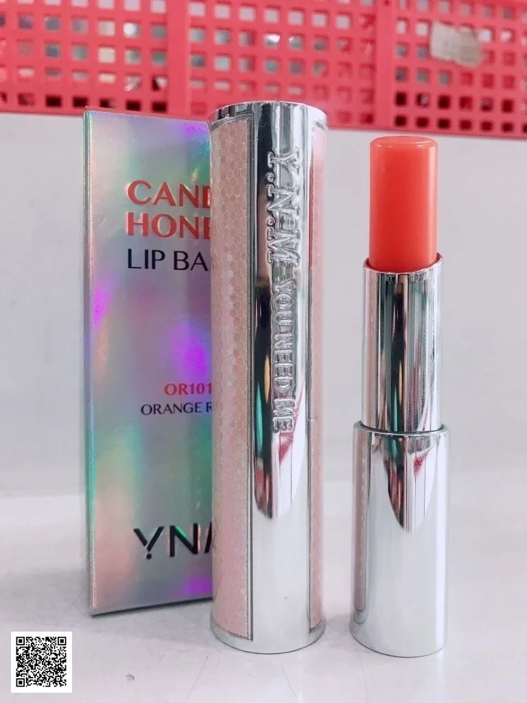 Son Dưỡng Môi YNM Candy Honey Lip Blam Or101 Orange Red