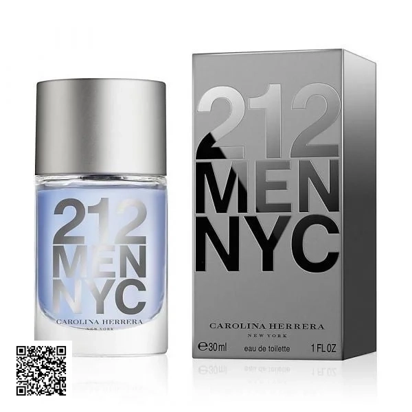 Nước Hoa Nam Carolina Herrera 212 Men NYC EDT 30ML