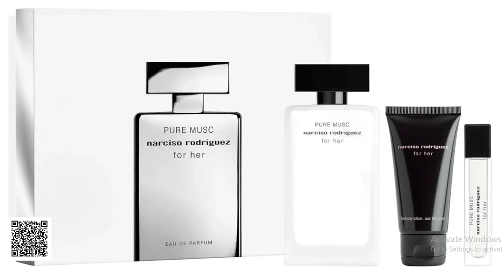 Set Quà Tặng Nước Hoa Narciso Rodriguez Pure Musc EDP ( 100ML + 10ML + 50ML Lotion)