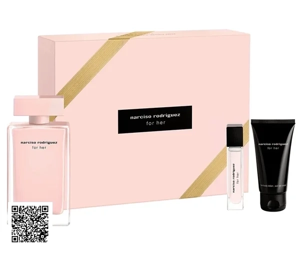 GiftSet Nước Hoa Narciso Rodriguez For Her EDP ( 100ML + 10ML + 50ML)