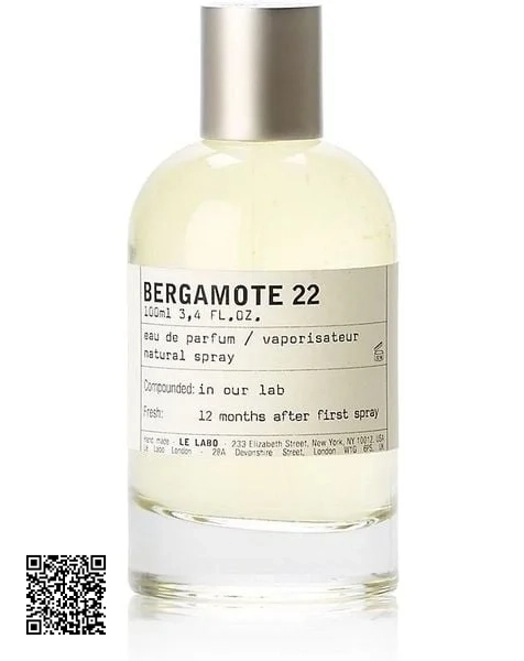 Nước Hoa Le Labo 22 Bergamote 50ML - Lôi Cuốn, Thu Hút