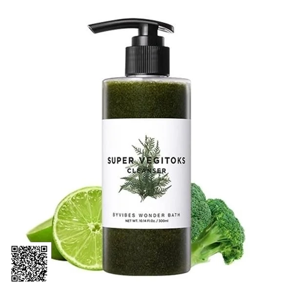 Sữa Rửa Mặt Thải Độc Rau Củ 3 In 1 Super Vegitoks Cleanser 300ML