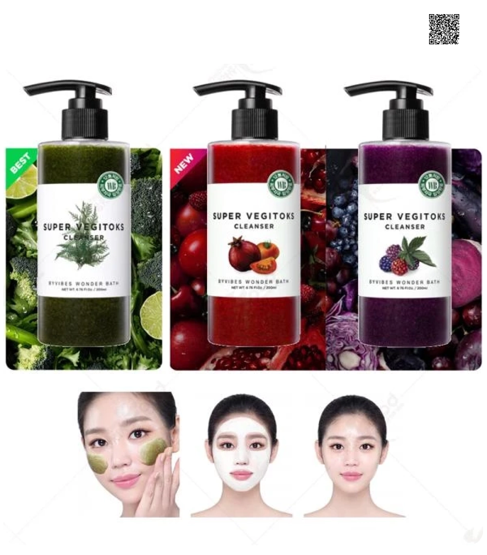 Sữa Rửa Mặt Rau Củ 3 in 1 Tẩy Trang - Rửa Mặt - Thải Độc Tố Wonder ...