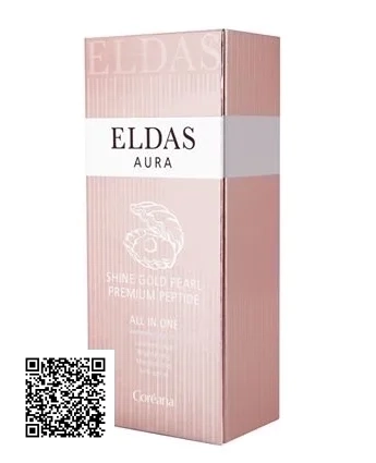 Tinh Chất Tế Bào Gốc Eldas Aura Coreana Shine Gold Pearl Premium Peptide