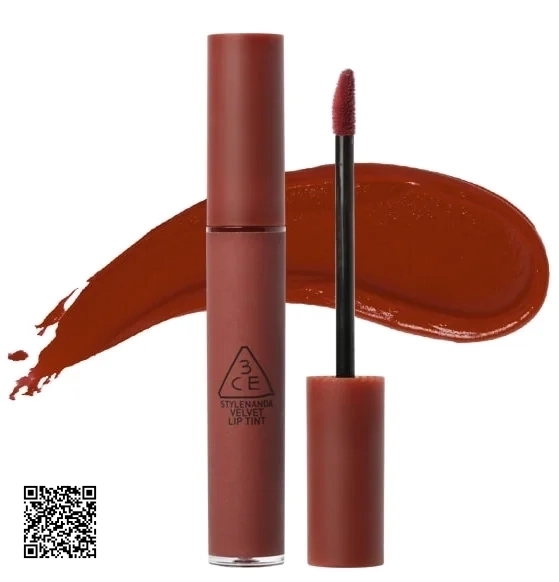 Son 3CE Kem Velvet Lip Tint Màu Taupe