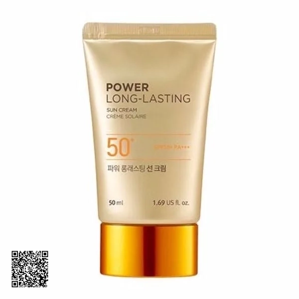 Kem Chống Nắng The Face Shop Power Long Lasting Sun Cream SPF50+ PA+++