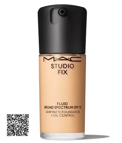 Kem Nền MAC NC15 Studio Fix Fluid SPF15 Dành Cho Da Sáng