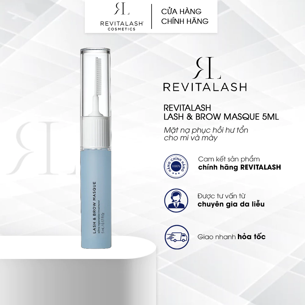 Mặt nạ phục hồi hư tổn cho mi và mày Revitalash Lash & Brow Masque