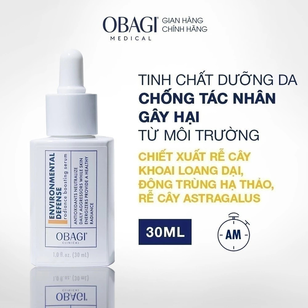 Tinh Chất Dưỡng & Bảo Vệ Da Khỏi Các Tác Nhân Môi Trường Obagi Clinical Environmental Defense Radiance Boosting