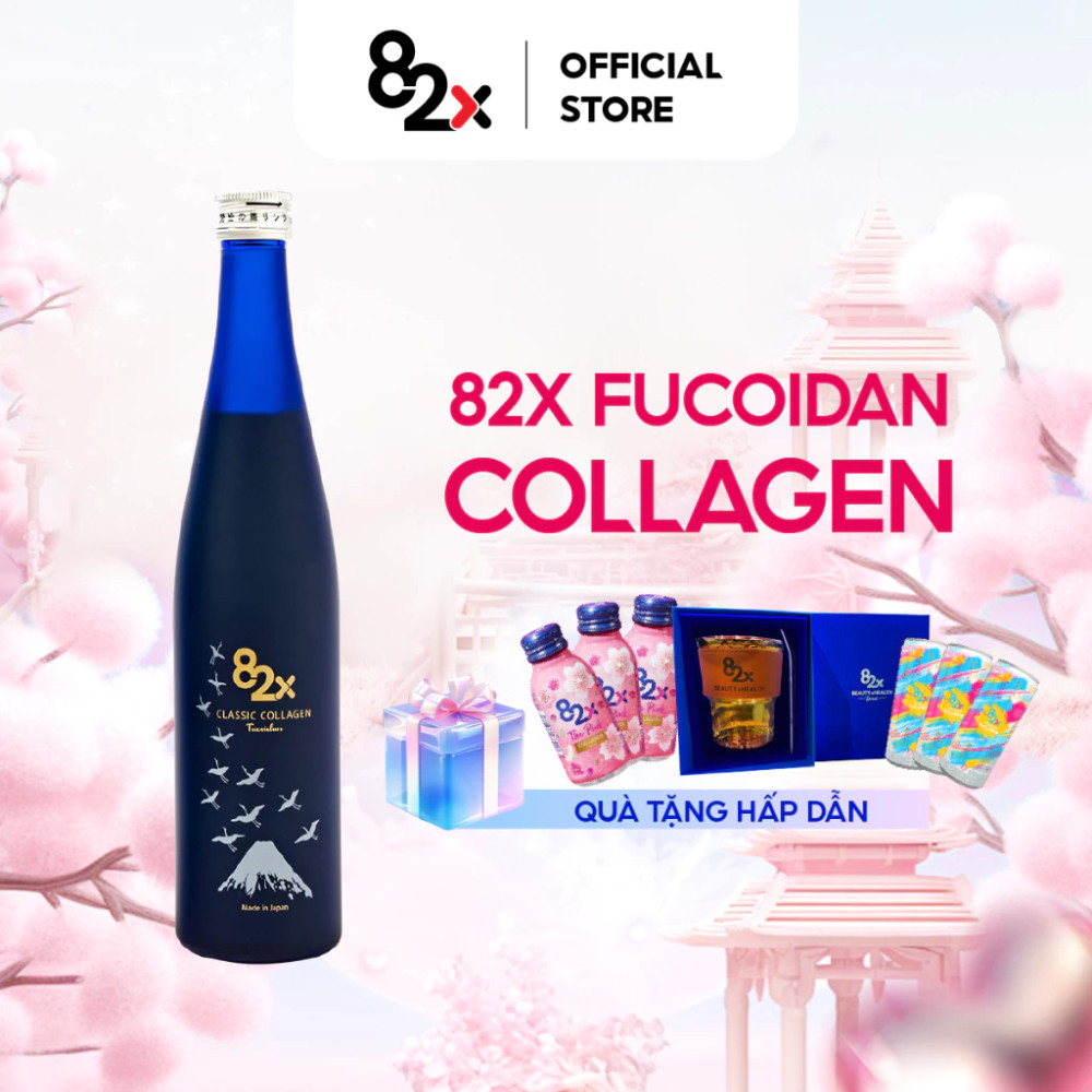 Nước Uống Collagen 82X FUCOIDAN Tăng Độ Đàn Hồi Cho Da Căng Mịn, Giảm Cân Gọn Dáng