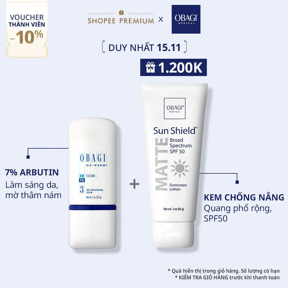 Kem Dưỡng Sáng Da & Mờ Nám Obagi Nu-Derm Clear Fx