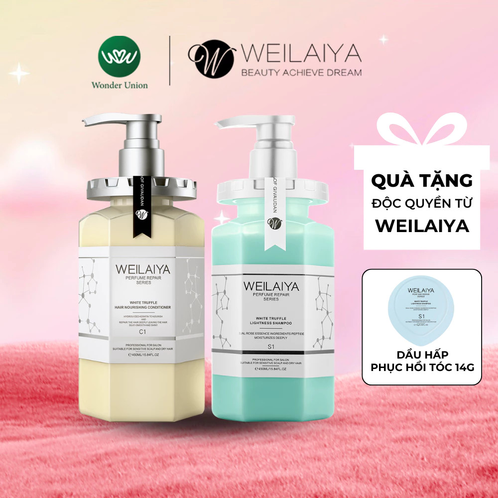 Cặp Gội Xả Weilaiya Nấm Truffle Chống Lão Hóa Da Đầu Và Mượt Tóc Cho Tóc Hư Tổn